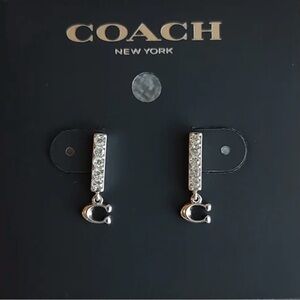 🎉SALE🎉 ⭐COACH logo earrings ⭐🆕